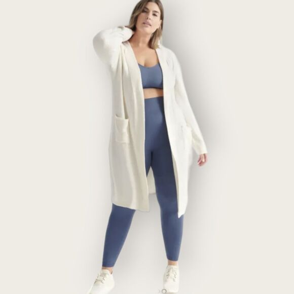 knix Sweaters - Knix Super Soft Cozzzy Lounge White Cardigan Large